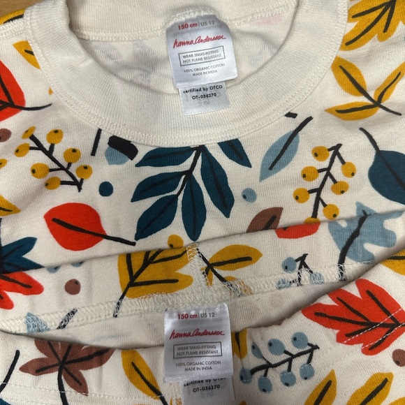 Hanna Andersson - 2 Sets of Girls Size 12 (150 cm) Pajamas - Picture 7 of 10